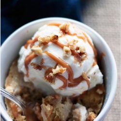 keto apple mug cake