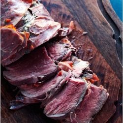 This impressive whole roasted beef tenderloin recipe is surprisingly easy to pull off! Low carb, grain free, Paleo and Whole 30 compliant!