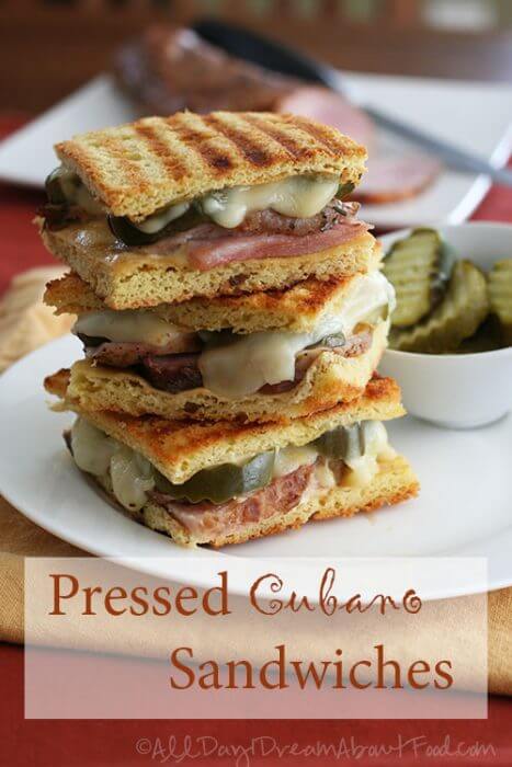 Low Carb Cubano Sandwiches a great way to use up leftover ham
