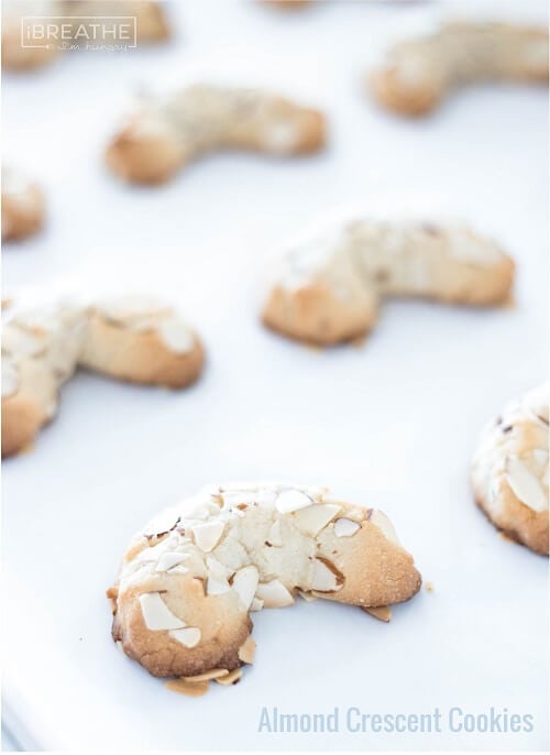 Nobody will believe that these amazing almond crescent cookies are low carb and gluten free! Shhhh....