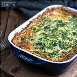 A low carb breakfast recipe from Mellissa Sevigny of I Breathe Im Hungry