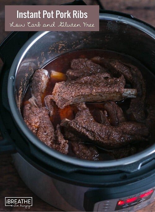 pork Ribs in the instant pot after cooking
