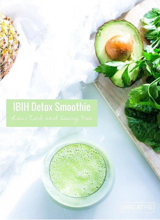 Finally - all the health benefits of a green smoothie, without the carbs and sugar! Keto, Atkins, Paleo friendly