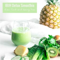 A low carb green smoothie recipe from Mellissa Sevigny of I Breathe Im Hungry