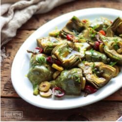 A low carb antipasto salad from Mellissa Sevigny of I Breathe Im Hungry