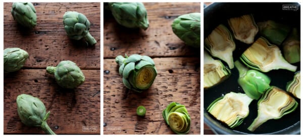 Preparing baby artichokes is easier than you think and so worth the effort!