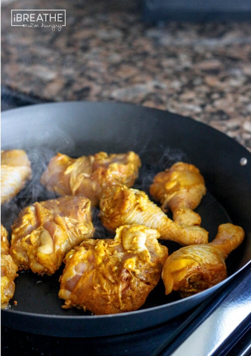 This delicious curried chicken recipe is easy to make and Whole 30 approved!!!