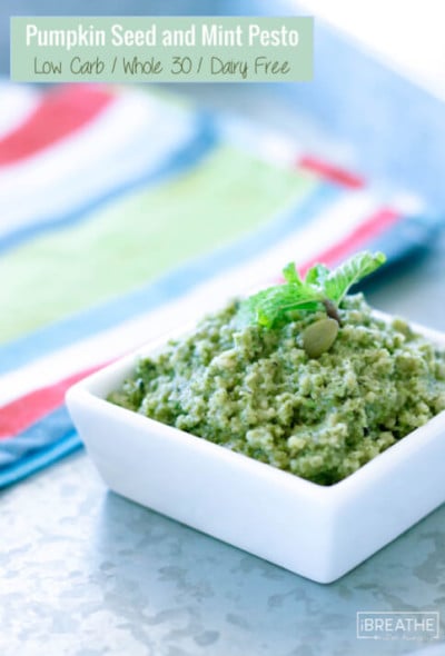 This Whole 30 friendly pesto is not only delicious, it is very effective at killing and eliminating intestinal parasites!!!