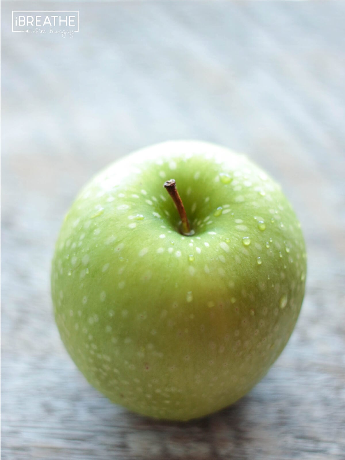 A granny smith apple