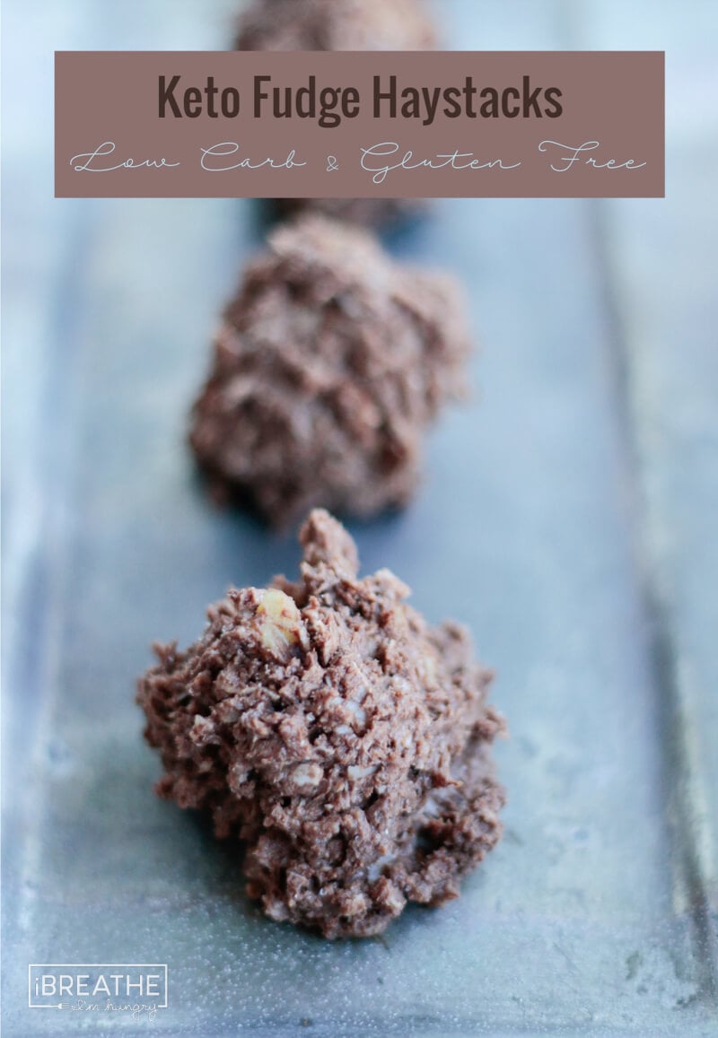 keto fudge haystacks