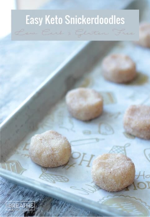 These low carb snickerdoodles will make all of your keto cookie dreams come true!