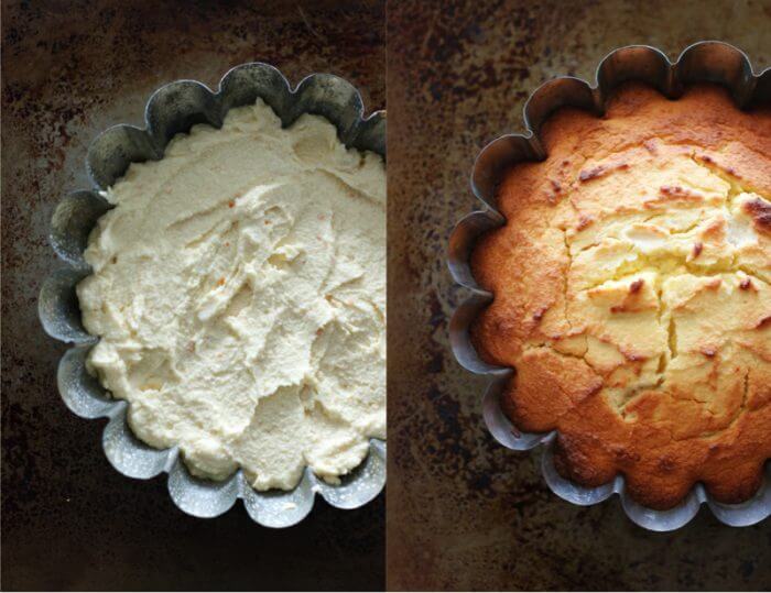 Low Carb Blood Orange Rum Cake