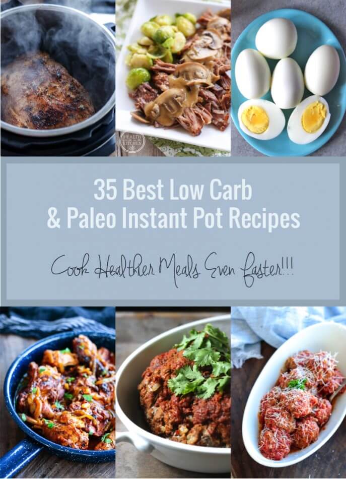 A delicious collection of low carb and Paleo Instant Pot recipes!