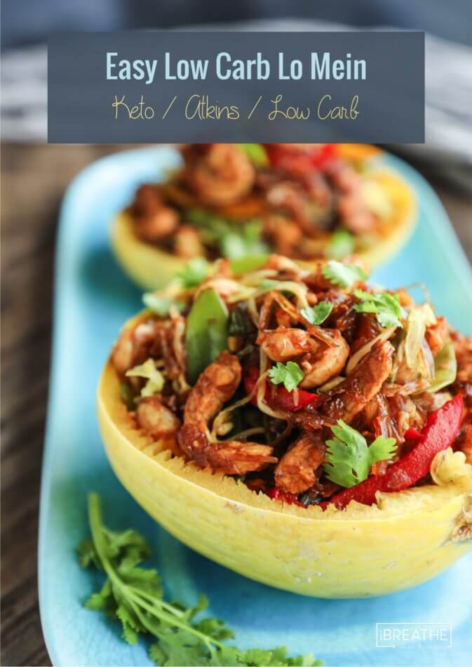 This keto Lo Mein recipe is easy and delicious! Paleo friendly.