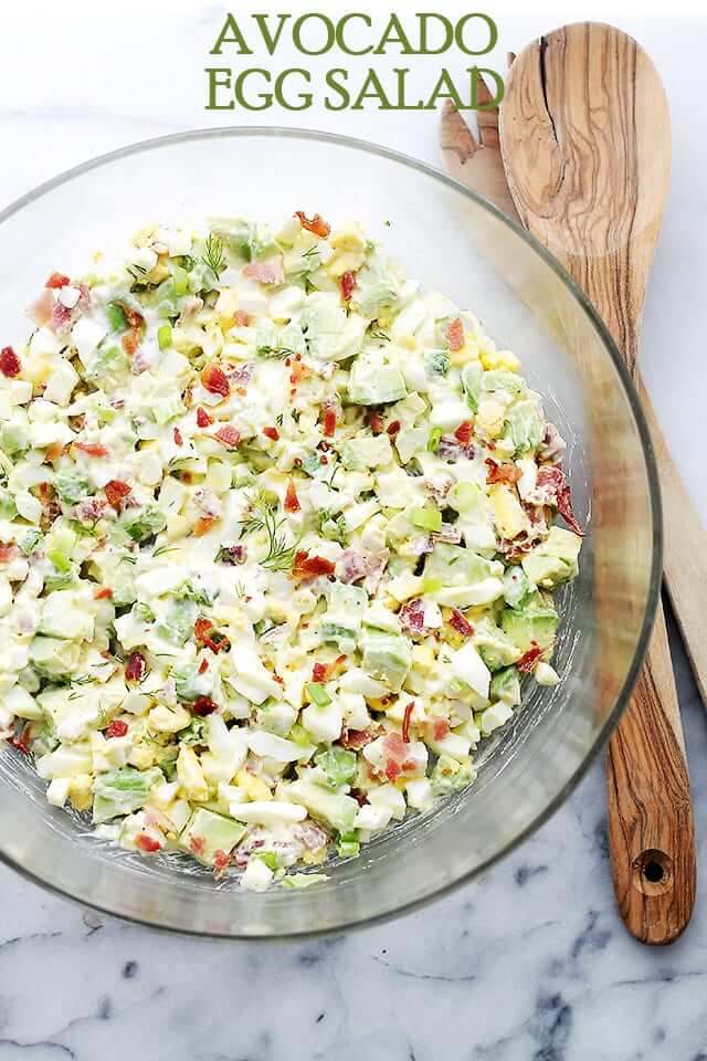 Avocado egg salad