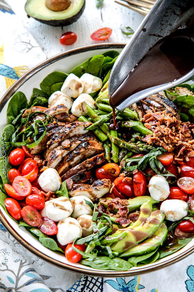 Grilled Chicken Caprese Salad