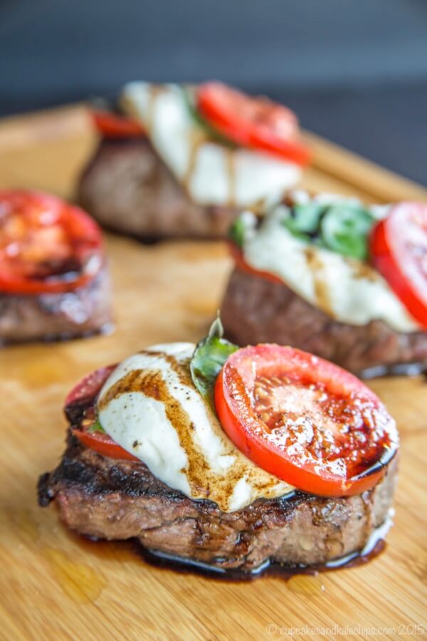 Keto Caprese Recipes - Caprese Steak