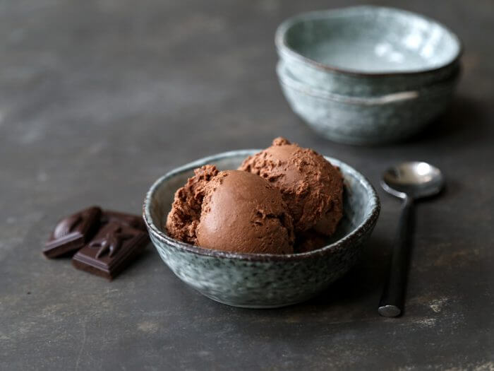 No Churn Keto Chocolate Ice Cream - no ice cream maker required!