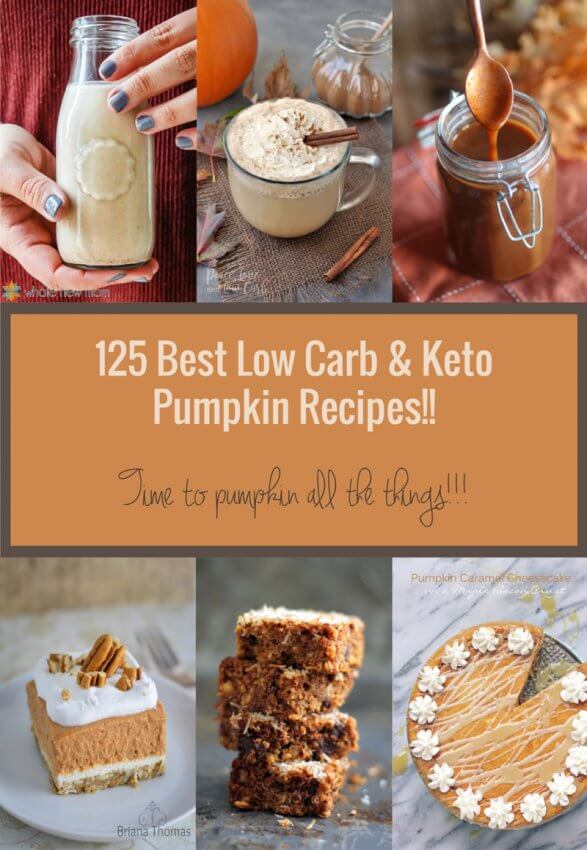 125 Best Keto Pumpkin Recipes - sweet and savory