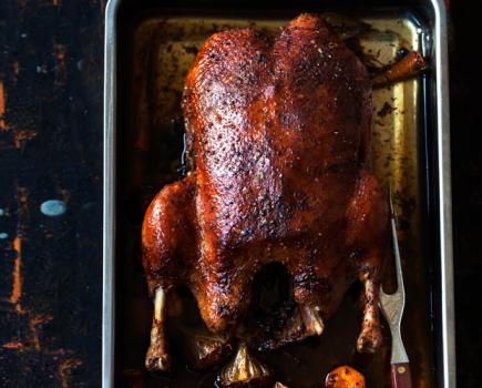 Keto Roasted Duck in Pan