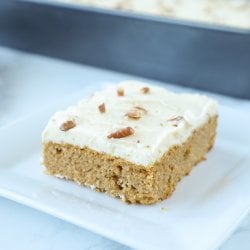 Keto Pumpkin Sheet Cake Low Carb by IBIH