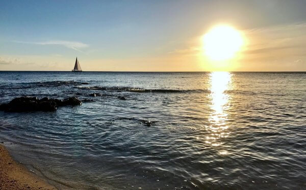 Sunset at Lighthouse Point, Roatan Honduras