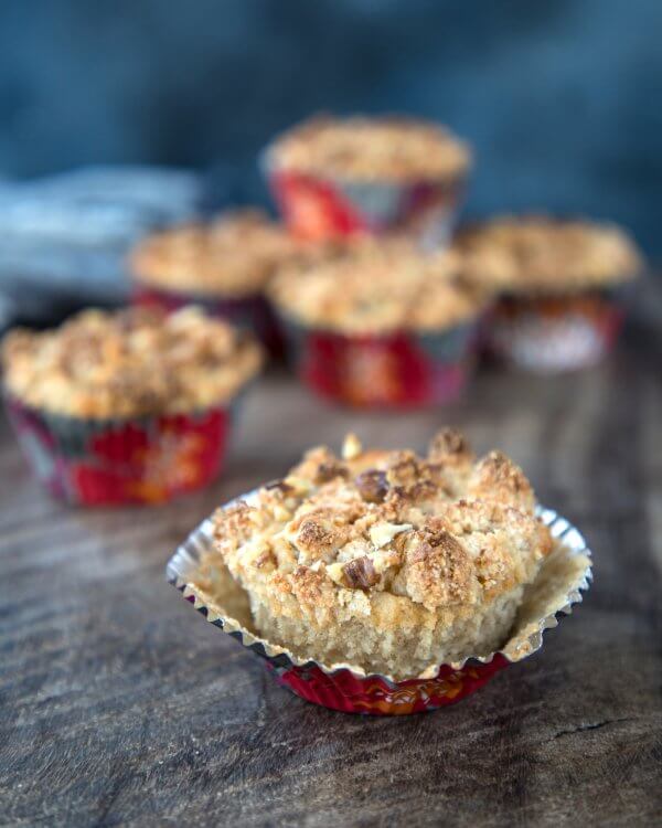 Cinnamon Walnut Streusel Muffins - Keto for Life
