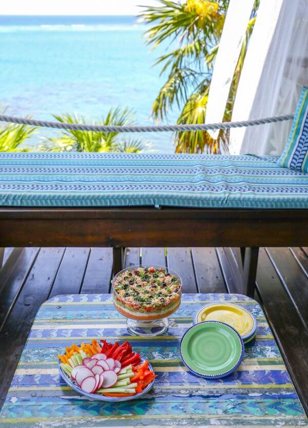 Keto 7 Layer Dip in Paradise