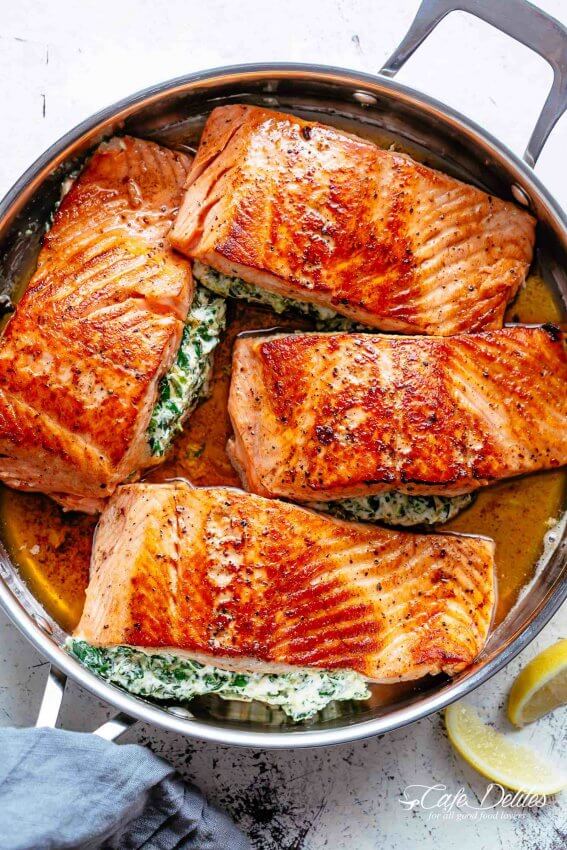 Best Keto Seafood Recipes - Salmon 7