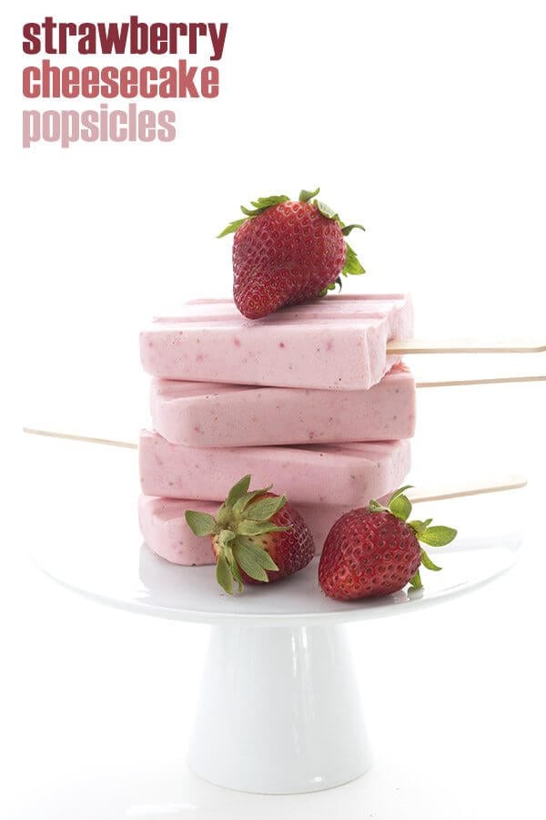 strawberry popsicles