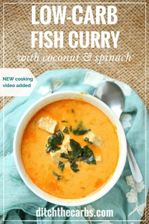 Best Keto Seafood Recipes - fish curry