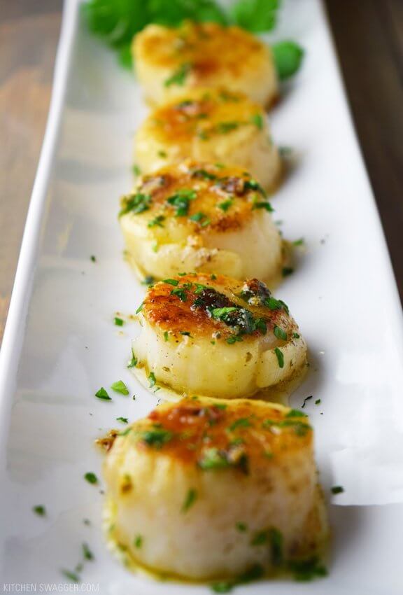 Best Keto Seafood Recipes - scallops 1