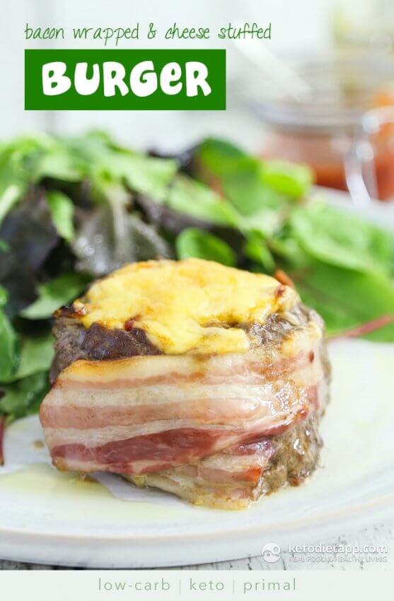 Best Keto Burger Recipes - bacon wrapped