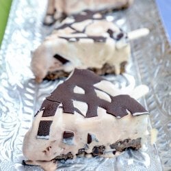 Easy Keto Ice Cream Cake pops, melting