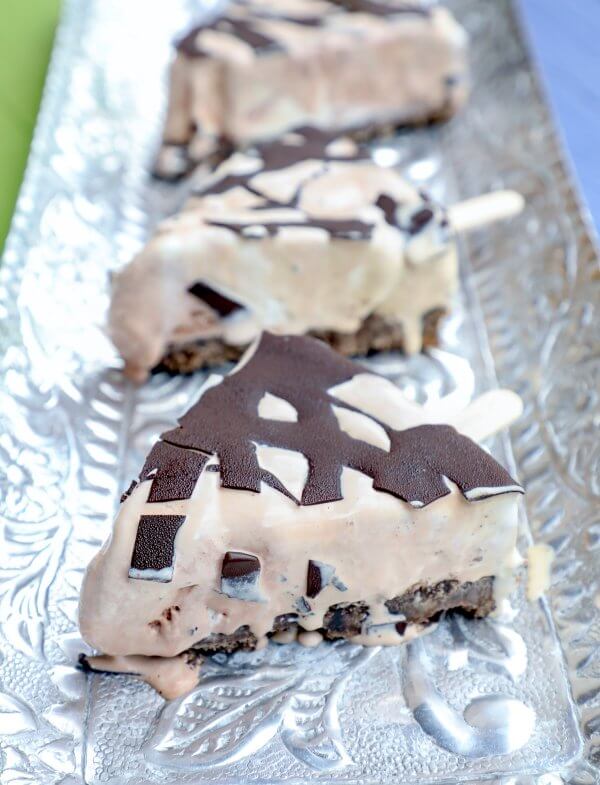 Easy Keto Ice Cream Cake front view
