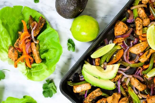 25 Best Keto Sheet Pan Meals - fajitas