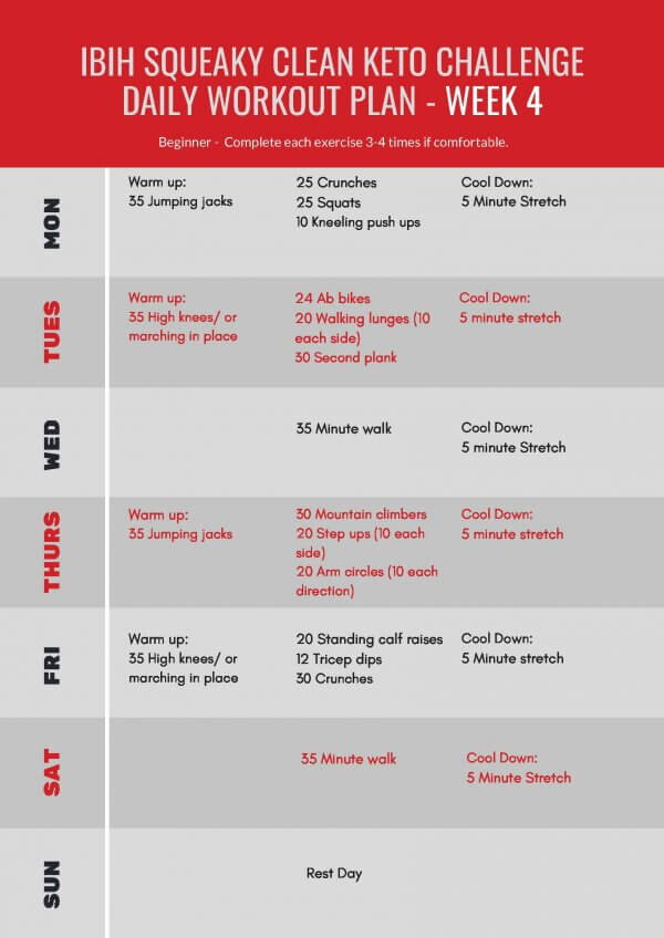 SCKC Workout Plans - Week 4