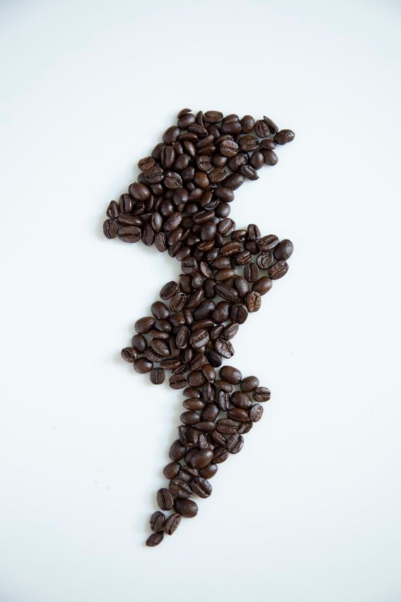 coffee beans in the shape of a lightning bold for essential Keto Pantry guide
