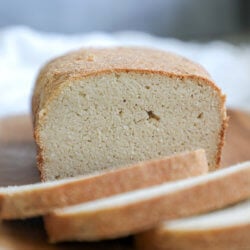 Easy Keto Bread Recipe cross section with slices