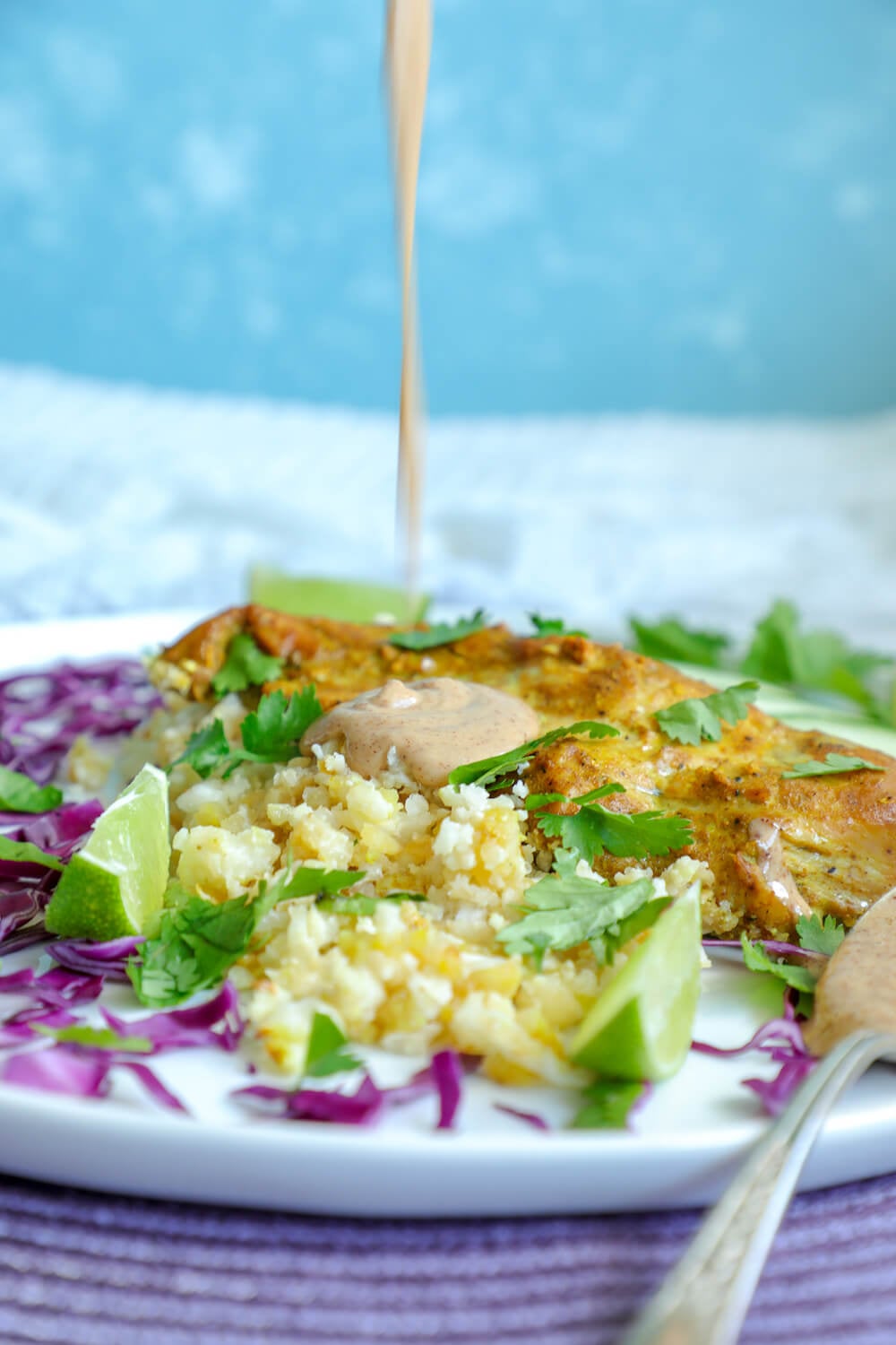 Keto Chicken Satay with Peanut Sauce