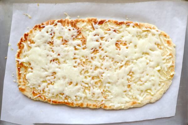 Easy Keto Flatbread after baking