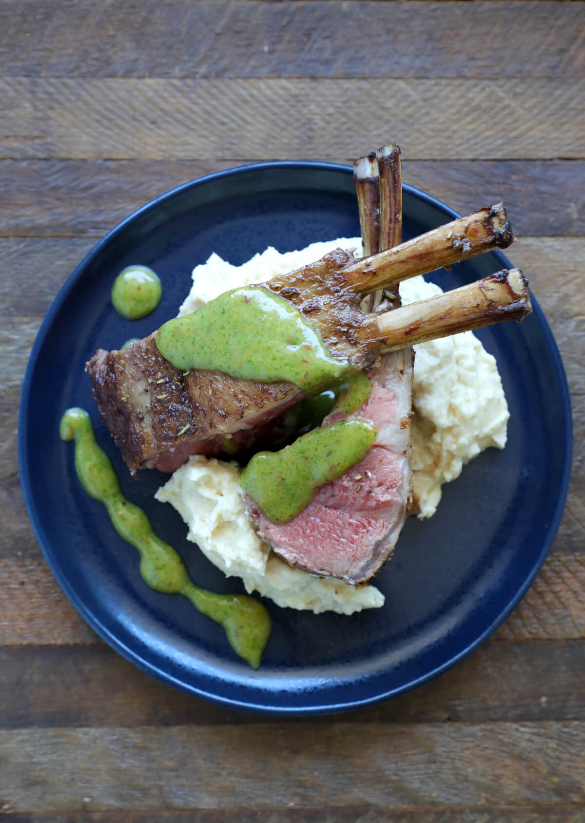 Keto Rack of Lamb with spicy mint marmalade