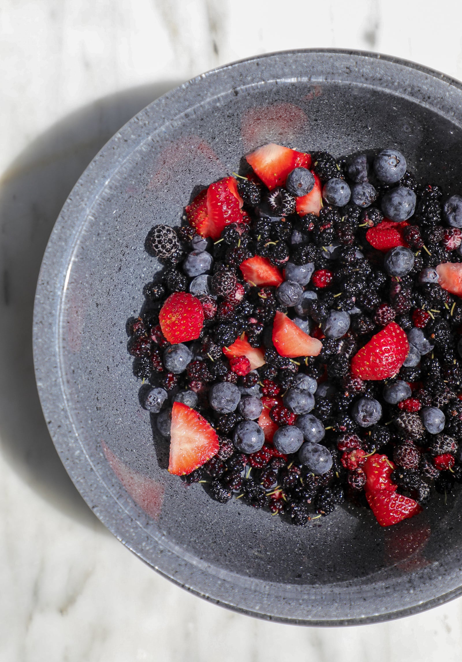 Keto Mixed Berry Slab Pie ingredients