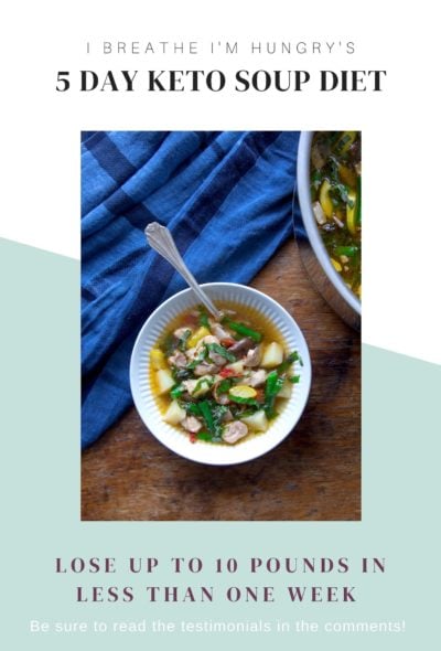 5 day Keto Soup Diet Poster