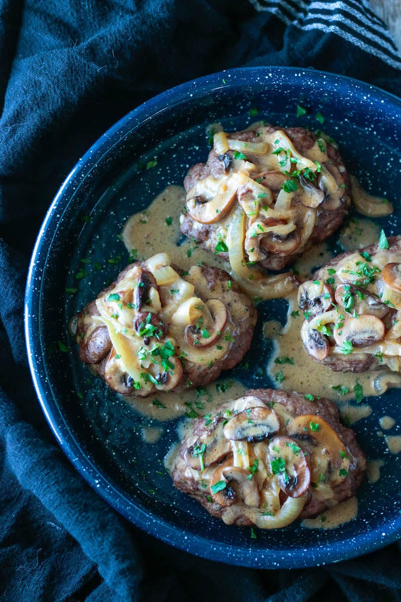 Keto Dinner Recipes - Salisbury steak