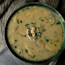 mushroom and wild rice soup